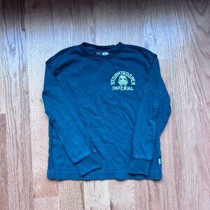 Gap Kids Star Wars Storm Trooper Imperial Trooper Long Sleeve Green Shirt Small